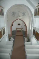 Innenraum der Reichenbacher Kirche in Langenschade