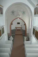 Innenraum der Reichenbacher Kirche in Langenschade