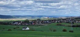 Ortsansicht vom Roten Berg