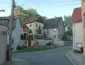 Straßenkreuzung in Richtung Kamsdorf