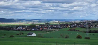 Ortsansicht vom Roten Berg