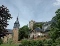 Blick zum Könitzer Schloss im Oberdorf
